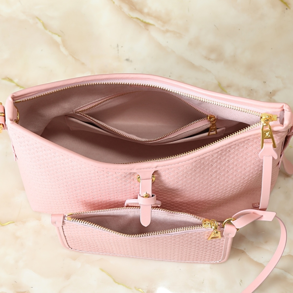 Louis Vuitton Carryall PM Minigram Canvas Shoulder Bag Light Bliss 29cm M28518 - Image 8