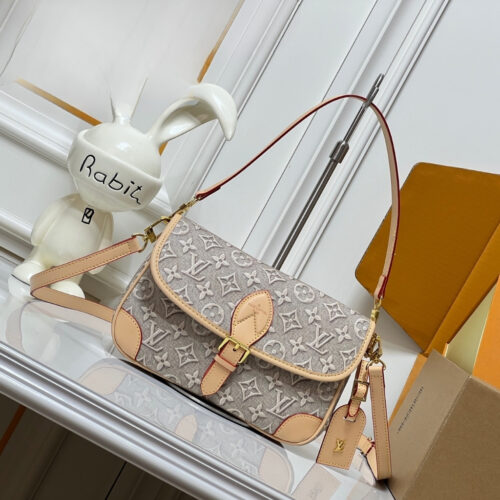 Alternative view of Louis Vuitton Diane PM Monogram Emblème Shoulder Bag Gray 24cm M29795