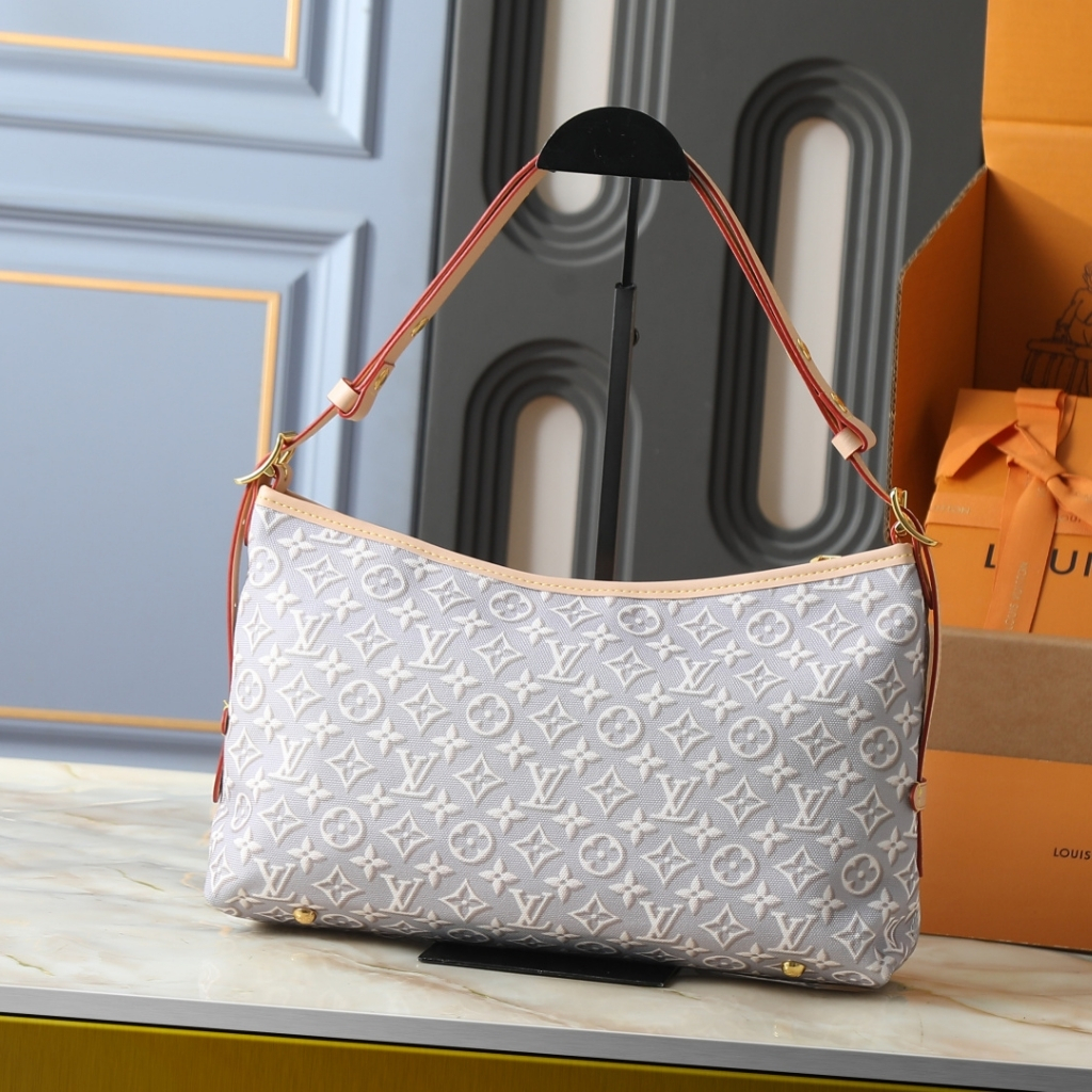 Louis Vuitton Carryall East West Monogram Emblème Shoulder Bag Gray 36cm M2A136 - Image 4
