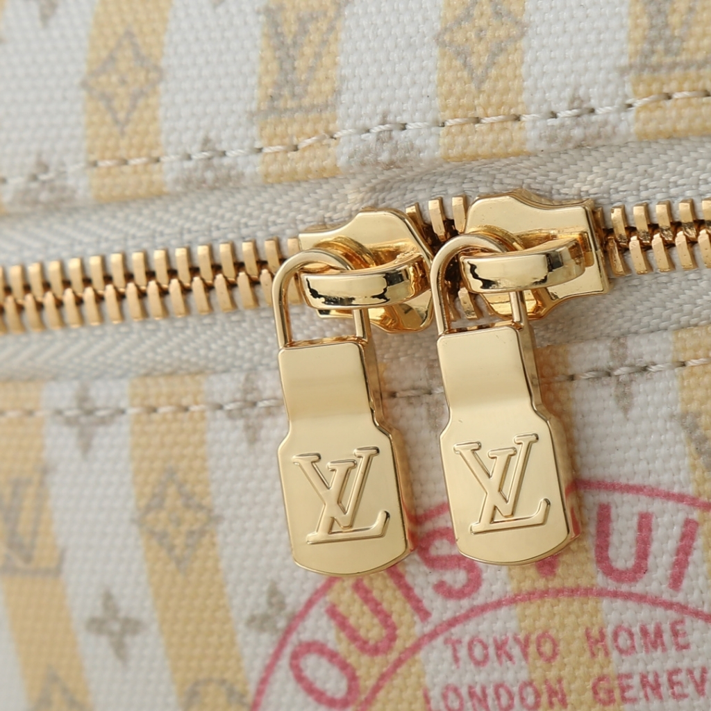 Louis Vuitton Nice Mini Monogram Canvas Handbag Banana Yellow 20cm M28702 - Image 7