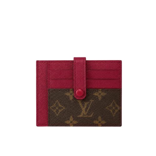 Louis Vuitton Multi Monogram Canvas Card Holder Dark Pink 11cm M66532