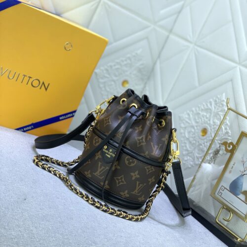 Alternative view of Louis Vuitton Monogram Bucket Bag Brown 20Cm