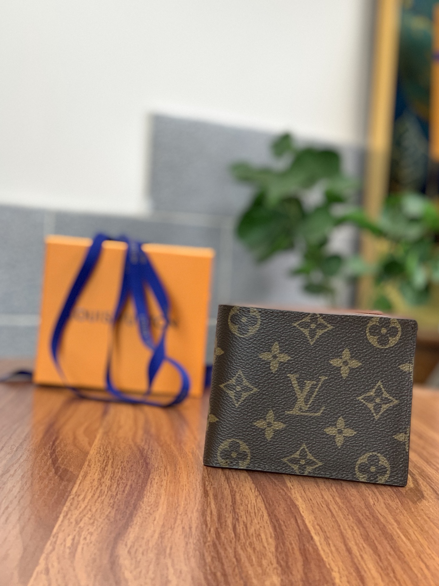Louis Vuitton Amerigo Monogram Canvas Wallet Brown 11cm N60053 - Image 2