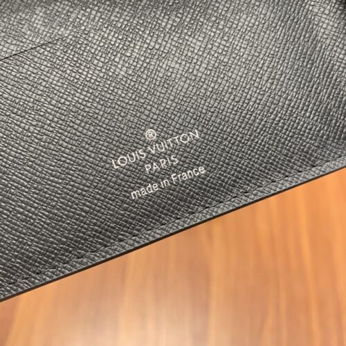 Alternative view of Louis Vuitton Amerigo Damier Graphite Coated Canvas Wallet Black 11cm N60053