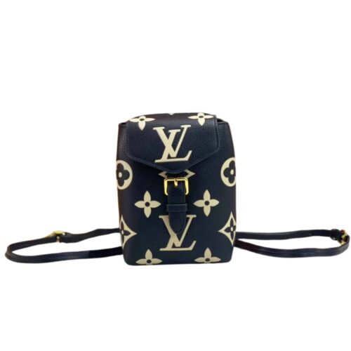 Louis Vuitton Tiny Backpack Monogram Empreinte Black 19Cm