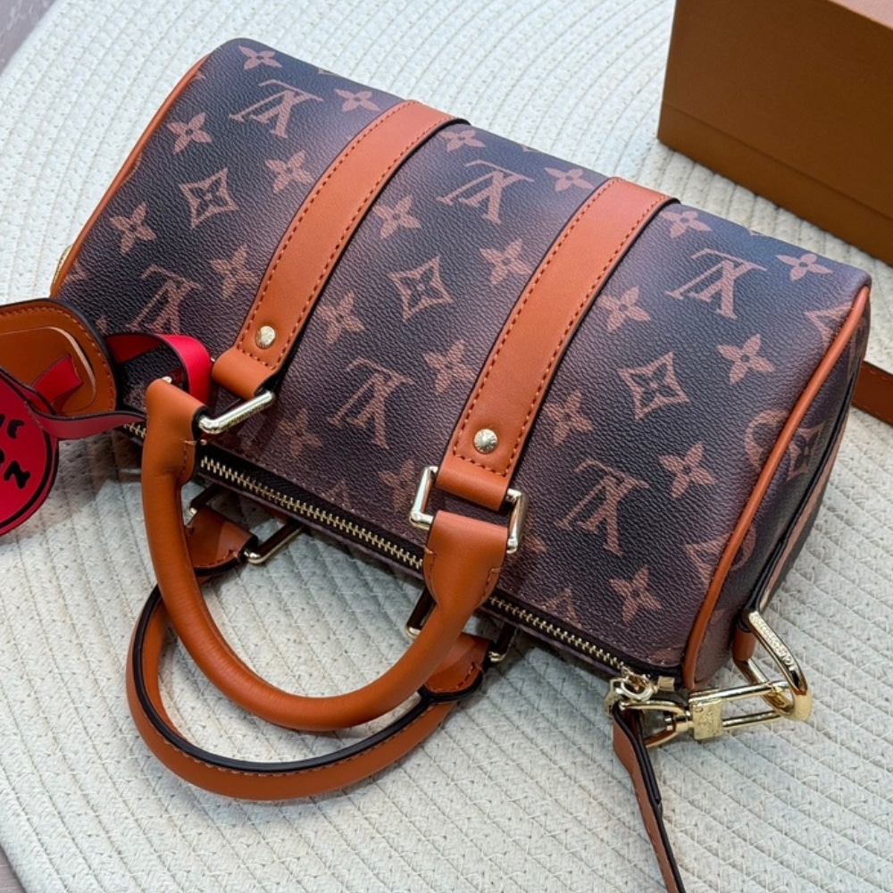 Louis Vuitton Keepall Bandoulière 25 Monogram Dust Shoulder Bag Brown 25Cm M11542 - Image 5