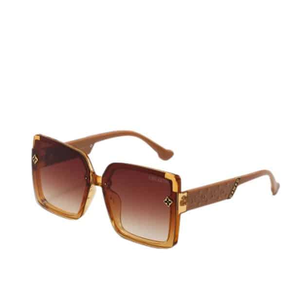 Louis Vuitton Monogram Square Acetate Sunglasses Brown
