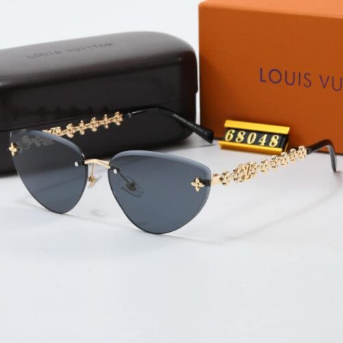 Alternative view of Louis Vuitton LV Bloom Cat Eye Acetate And Metal Sunglasses Black Z2138U