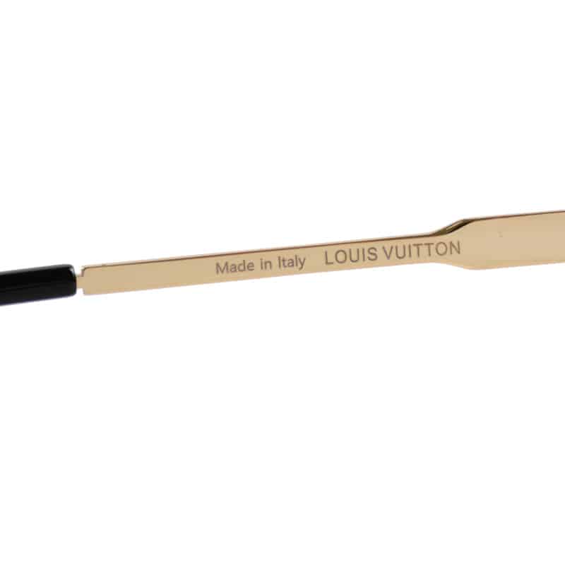 Louis Vuitton Cyclone Metal Sunglasses Gold - Image 4