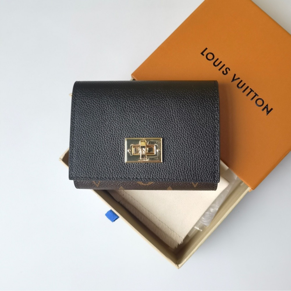 Louis Vuitton Victorine On My Side Monogram Canvas Wallet Black 12cm M82640 - Image 2