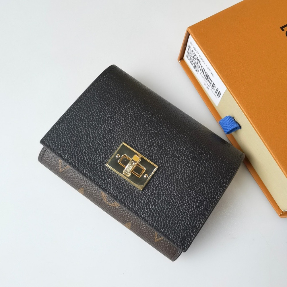 Louis Vuitton Victorine On My Side Monogram Canvas Wallet Black 12cm M82640 - Image 6