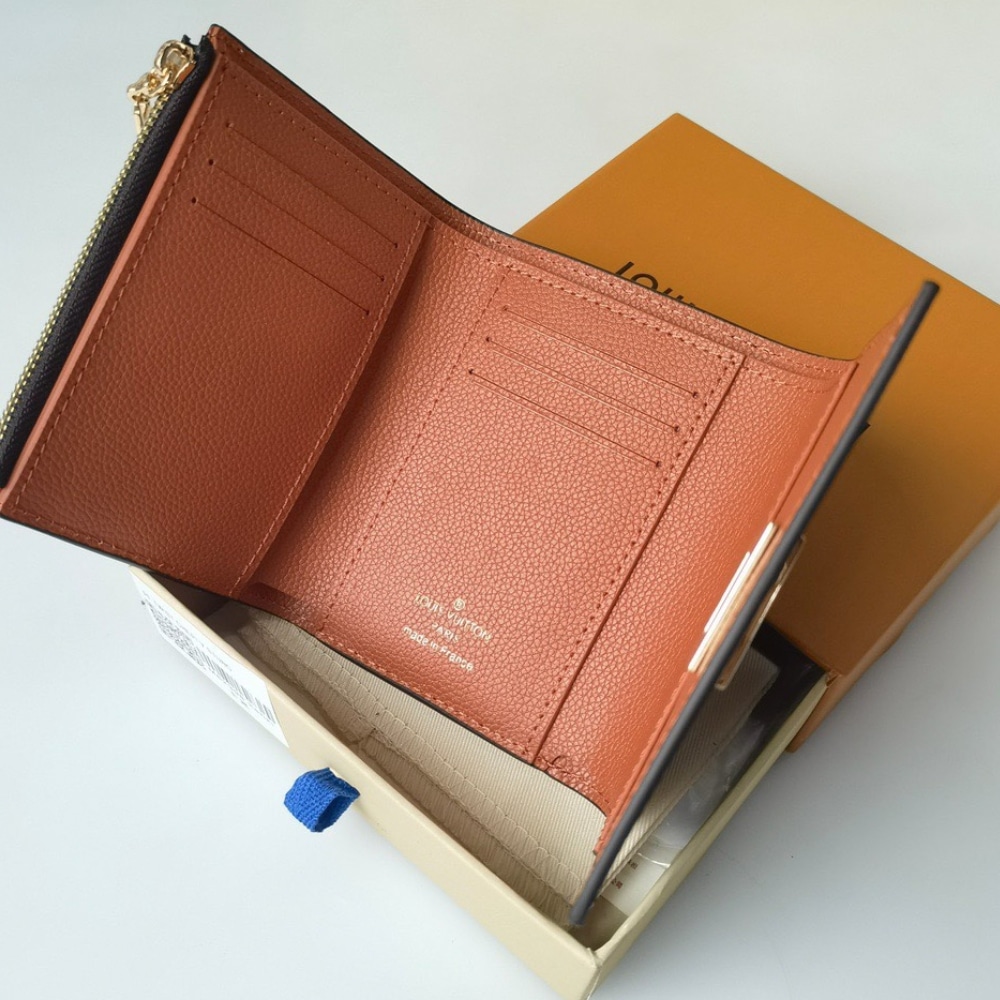 Louis Vuitton Victorine On My Side Monogram Canvas Wallet Black 12cm M82640 - Image 8