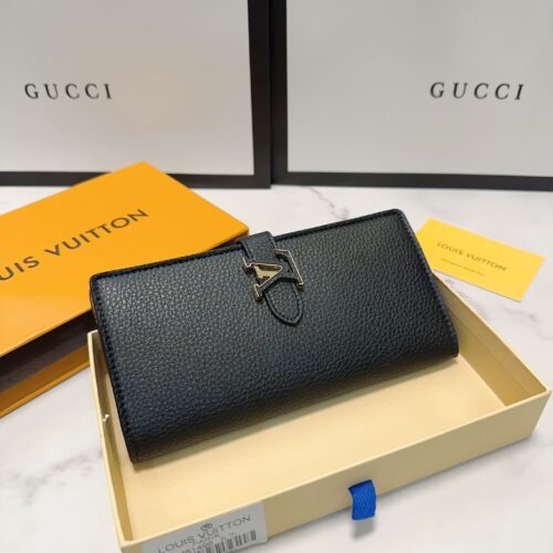 Alternative view of Louis Vuitton Lv Vertical Wallet Black 19cm M81330