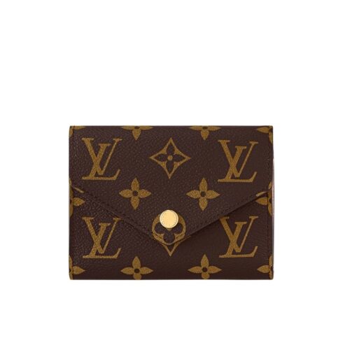 Louis Vuitton Victorine Monogram Canvas Wallet Brown 12cm M62472