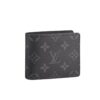 Louis Vuitton Amerigo Monogram Canvas Wallet Black 11cm N60053