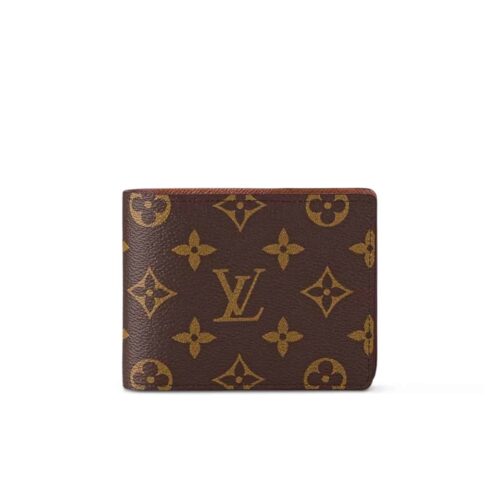 Louis Vuitton Amerigo Monogram Canvas Wallet Brown 11cm N60053
