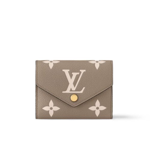 Louis Vuitton Victorine Monogram Empreinte Wallet Beige 12cm M81861
