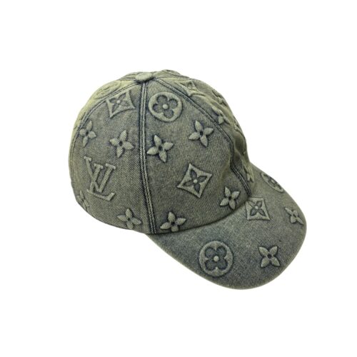 Louis Vuitton Monogram Denim Cap Washed Blue