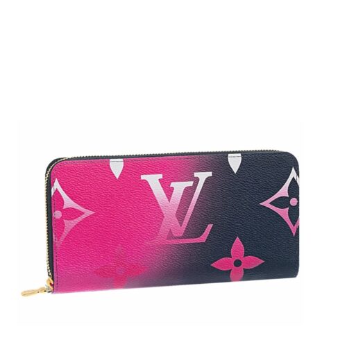 Louis Vuitton Zippy Monogram Canvas Wallet Midnight Fuchsia 19cm M81349