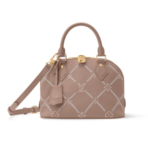 Louis Vuitton Alma BB Monogram Empreint Couturee Handbag Hazelnut 23cm M28458