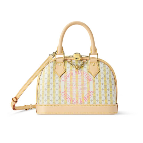 Louis Vuitton Alma BB Monogram Canvas Handbag Banana 24cm M28672