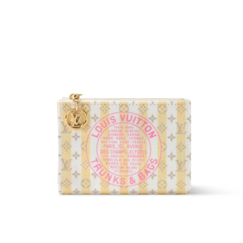 Louis Vuitton Lisa Wallet LV Stamp Banana 11cm M29455