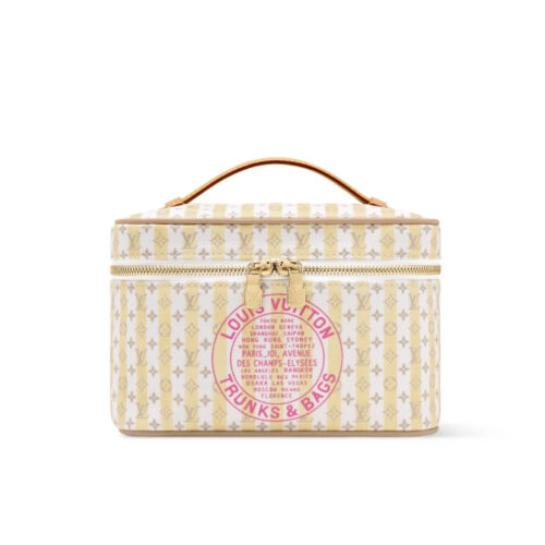 Louis Vuitton Nice Mini Monogram Canvas Handbag Banana Yellow 20cm M28702