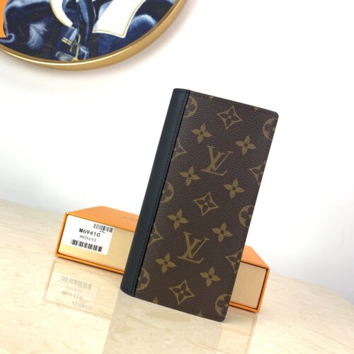 Alternative view of Louis Vuitton Brazza Monogram Macassar Canvas Wallet Brown 19cm M69410