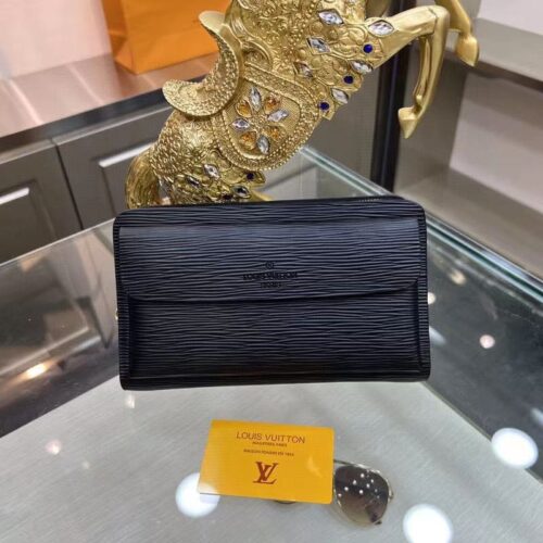 Alternative view of Louis Vuitton Sarah Epi Leather Wallet Black 28cm