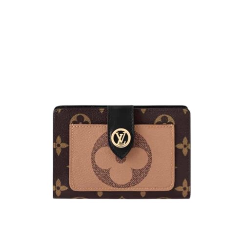 Louis Vuitton Juliette Monogram Giant Reverse Canvas Wallet Brown 13cm M69432